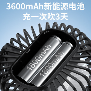 Mini ventilateur Yinxiang Youpin 136x63x320mm rechargeable USB portable pour utilisation en extérieur et sur poussette pour bébé - Product Image 2