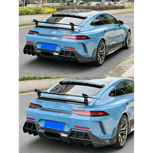 Kit de carrosserie large de Style SCL diffuseur de lèvre de pare-chocs avant arrière jupes latérales becquet pour <span class=keywords><strong>Mercedes</strong></span> Benz <span class=keywords><strong>AMG</strong></span> <span class=keywords><strong>GT</strong></span> 50 53 <span class=keywords><strong>63</strong></span> - Product Image 6