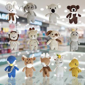 Nouveauté 2026 : <span class=keywords><strong>Hochet</strong></span> personnalisé brodé en forme de lapin, jouet sensoriel à crocheter pour bébé, jouet en peluche à mâcher pour bébés, en maille - Product Image 5