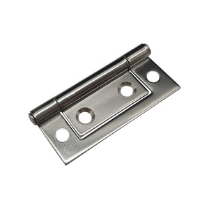 Stainless Steel Sub-Mother <b>Shutter</b> Hinge Non-Mortise Flush Hinge Hardware Folding Hinge for Doors Windows and Hotels - Product Image 1