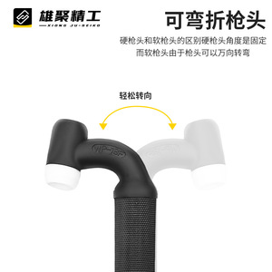 Xiong Ju-Seiko WP-26 TIG Welding Torch Head Water Cooled Adjustable Angle Welding Torch Accessory - Product Image 3