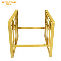 WINSTAR Cadre de canapé en acier inoxydable Cadre de chaise décoratif pour canapé Mécanisme d'inclinaison doré Accessoires de quincaillerie