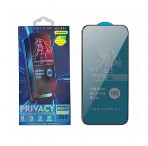 18D airbag antichoc King <span class=keywords><strong>Kong</strong></span> <span class=keywords><strong>Film</strong></span> de verre trempé pour Samsung Protecteur d'écran en verre trempé pour iPhone 16 15 Pro 16 Confidentialité - Product Image 6