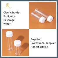 Fabricant de bouteilles en plastique PET jetables avec bouchon à vis et bouchon inviolable, bouteilles d'emballage transparentes pour l'eau, les jus et les boissons