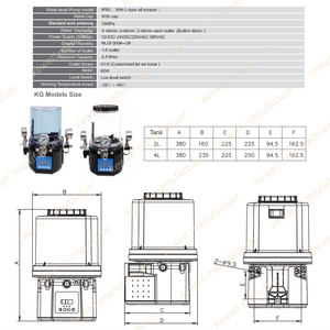 OEM Electric Thin Auto Dry Thick Lubrication Grease Pump <strong>Central</strong> Progressive Lubricant Plunger Greasing Pump <strong>Lube</strong> Piston Feeder - Product Image 3