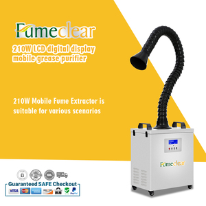 Double ventilateur à forte aspiration de 300w avec filtre Hepa Extracteur de fumée de soudage pour l'impression 3D et la gravure au laser Purificateur d'air - Product Image 4