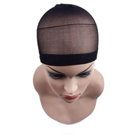 Bonnet élastique en résille marron/noir pour perruques, outils de coiffure professionnels pour salons de coiffure, vente en gros