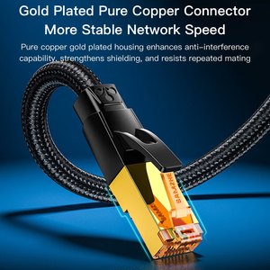 SAMZHE <span class=keywords><strong>Cable</strong></span> <span class=keywords><strong>de</strong></span> Conexión <span class=keywords><strong>de</strong></span> Red Cat7 SSTP <span class=keywords><strong>de</strong></span> 10 Gbps y 30 AWG, <span class=keywords><strong>Cable</strong></span> <span class=keywords><strong>de</strong></span> Cobre Puro <span class=keywords><strong>Trenzado</strong></span>, <span class=keywords><strong>Cable</strong></span> <span class=keywords><strong>de</strong></span> Puente Ethernet <span class=keywords><strong>de</strong></span> <span class=keywords><strong>Par</strong></span> <span class=keywords><strong>Trenzado</strong></span> <span class=keywords><strong>de</strong></span> 5.50 mm - Product Image 6