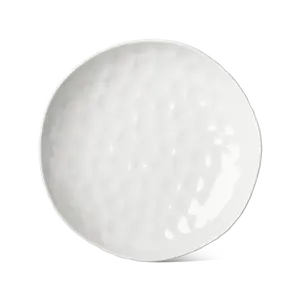 Platos de cena de porcelana de cerámica blanca al por mayor directos de fábrica de calidad superior para restaurantes y hoteles vajilla para bodas