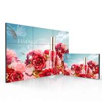 Écran vidéo mural LCD sur mesure de 46 pouces pour intérieur, 3x3, 2x2, 4x4, avec cadre ultra fin, pas de pixel P2.0, format 16:9