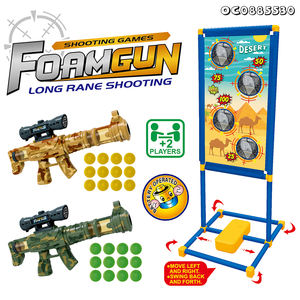 Пенопластовые шары пневматический пистолет игрушечные электронные мишени для стрельбы Настольные игры для вечеринок для детей 2 игроков практическая стрельба - Product Image 2