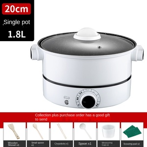 Cuisinière électrique antiadhésive détachable 3L facile à nettoyer cuisson à ébullition multi-usage pour le verre de contrôle mécanique de l'hôtel domestique - Product Image 6