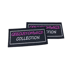 Sang Trọng Dệt Nhãn Biểu Tượng Tùy Chỉnh Tóc Giả Thẻ Long Lanh Tên Tóc Thẻ Và Nhãn - Product Image 6