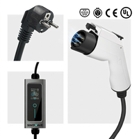 Estación de Carga para Vehículos Eléctricos (VE) Inteligente, Personalizada, Económica, de 7KW, 11KW, 22KW, Enchufable, con Cable, Certificación CE, Tipo 1, Portátil