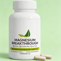 Capsules de magnésium à absorption élevée, utilisées pour la relaxation musculaire, le soutien du sommeil, la santé cardiaque, la supplémentation en métabolisme énergétique
