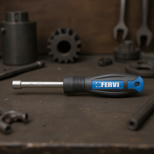 Llave de Tubo Fervi de 10 mm con Mango de Acero Cr-V - Product Image 3