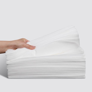 Draps de <span class=keywords><strong>lit</strong></span> jetables de luxe pleine grandeur pour lits, ensemble de literie non tissée de style uni pour designers - Product Image 5