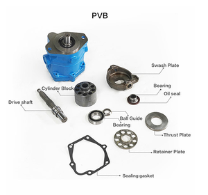 Kit de réparation de pompe hydraulique pour HPK300, pièces de rechange en fonte, unité de service de remplacement de composants d'excavatrice ZX870 5G - Product Image 2