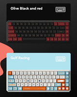 K5 — clavier mécanique de jeu sans fil, 68 touches, rvb, pour PC de bureau Gamer