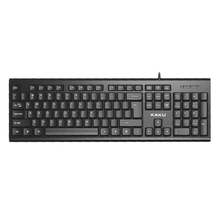 KAKU universal waterproof office traditional pc computer wired usb keyboard