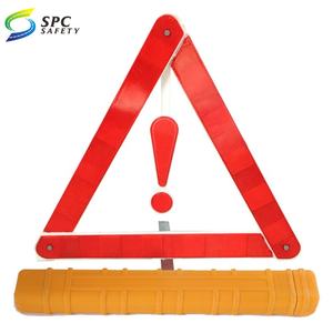 الاتحاد الأوروبي القياسية المحمولة نشمر طوي عاكس تذكير الطريق المخاطر المرور تحذير السلامة وسم خيمة ترايبود توقف لافتات - Product Image 4