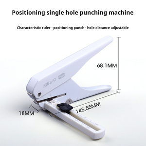 Có thể điều chỉnh 6mm lỗ duy nhất <span class=keywords><strong>Punch</strong></span> 20 trang công suất để định vị lỗ duy nhất điều chỉnh lỗ đục lỗ - Product Image 6