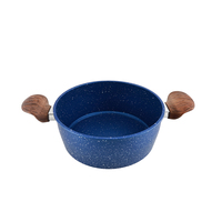 Casserole en acier au carbone avec couvercle en verre, compatible avec les cuisinières à induction, couleur personnalisable pour la cuisine à domicile