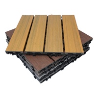 Dalles de terrasse extérieures modernes emboîtables 30x30cm, imperméables, écologiques, antidérapantes, ignifuges pour balcon et patio