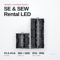 Mur vidéo LED P2.6 P2.9 P3.91 P4.81 pour scène, événement, concert, avec maintenance frontale et raccordement sans joint, Fabricant Direct