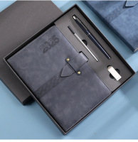 Carnet de notes A5 personnalisé pour articles en promotion au bureau avec clé USB logo cadeau d'employé coffret cadeau Coran d'entreprise pour cadres