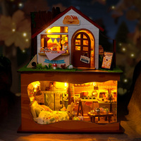 Maison de Fée DIY : Villa en Bois Miniature à Assembler, Modèle Architectural Scénique, Cadeau Idéal