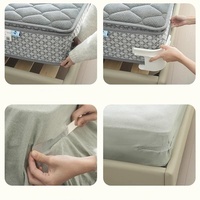 Sangles de maintien de draps 4 pièces en plastique pour salle de bain et salon, design multifonctionnel durable, pour maintenir les draps bien serrés