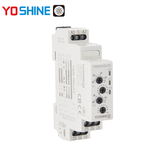 Yoshine Rơ Le thời gian tăng thời gian kép kích thước nhỏ tự động sử dụng Rơ Le thời gian tăng cạnh thời gian hai chiều/DC24-240V 10A/16A dpdt - Product Image 4