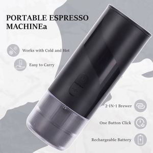 20 Bars Self <b>Heating</b> Capsule / Coffee Powder <b>USB</b> -C Electric Espresso Machine Car Travel Portable Coffee Maker for Camping - Product Image 5