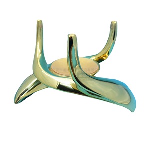 Adorno de Caballo de Metal, Aleación de Zinc Electrochapada en Color Dorado, Figura Decorativa para el Hogar, Escultura - Product Image 5