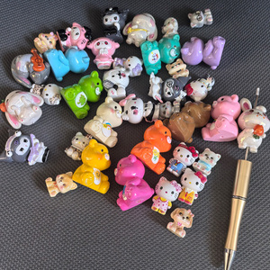 จี้รูปสัตว์ 3 มิติ ลายการ์ตูน น้องหมา น้องแมว กระต่าย หมี  แบบรูตรง สำหรับตกแต่งปากกา พวงกุญแจ กระเป๋า - Product Image 5