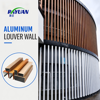 Revestimiento de Fachada Ventilado de Aleación de Aluminio con Ranuras Variables, Resistente al Fuego y al Agua, para Exteriores de Edificios de Gran Altura
