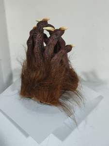 Guanti <span class=keywords><strong>da</strong></span> Lupo Mannaro in Latex, Guanti Horror per Cosplay, Accessorio per Halloween e Natale, <span class=keywords><strong>Maschere</strong></span> per Feste OEM ODM, Taglia Adulto, 4 Colori - Product Image 4