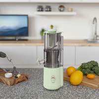 Exprimidor de masticación lenta eléctrico portátil de 200ml, Mini USB, extractor de jugo de fruta de prensa en frío inversa para uso doméstico en Hotel, apto para RV