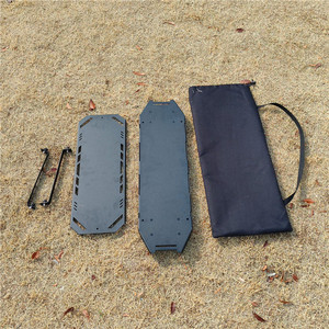 Ngoài trời loạt chiến thuật cắm trại bảng mở rộng đa mục đích di động có thể gập lại lưu trữ hợp kim nhôm Skateboard Đen - Product Image 5