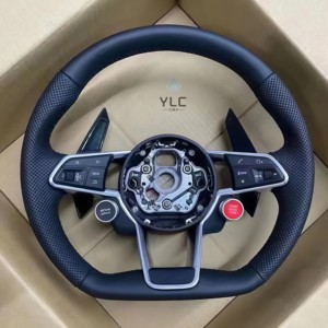 Volant de remplacement en fibre de carbone ou cuir pour <span class=keywords><strong>Audi</strong></span> A4 A5 B9 (2017-2023) – Amélioration et personnalisation - Product Image 2