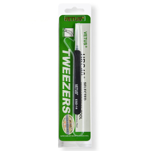 Vetus ESD-14 <b>Precision</b> Stainless Steel Pointed Tweezers Antistatic Holding <b>Tool</b> - Product Image 3