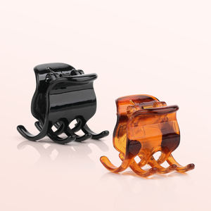 2 uds, venta al por mayor, pinza de garra de plástico, pinza de mariposa, garra de pelo liso, herramientas de peluquería - Product Image 5