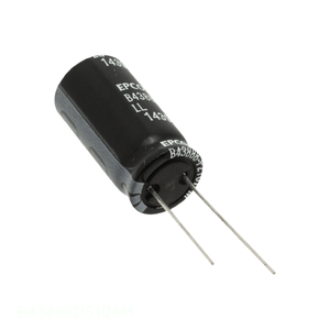 Condensateur traversant original CAP ALUM 10UF 20% 450V RADIAL TH 10 uF B43888D5106M - Product Image 1