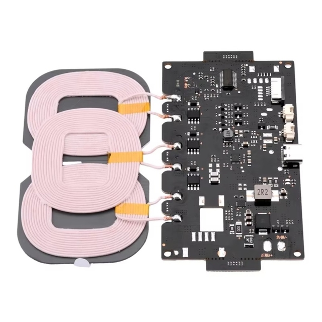Cle High-Power 20W Wireless Charging Module Type-C 12V Fast Charging Input 9-32V Car Outdoor Power Supply Modification Kit