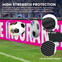 Écran LED de Périmètre de Stade Géant Extérieur P6 P8 P10 pour Football, Panneau Publicitaire Grand Sport HD TV