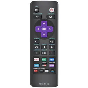 Universal Remote Control T1107B For ROKU Streaming Player Boxes TV TCL LG ONN Sharp Philips Hisense JVC RCA Sanyo Haier Hitachi