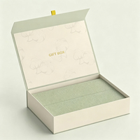 Boîte cadeau cosmétique en forme de livre, en papier rigide enduit de luxe, écologique et biodégradable, avec couvercle magnétique robuste, logo personnalisé