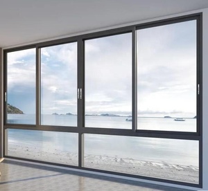 Thermal Break Aluminium Sliding <strong>Window</strong> Office Aluminium Sliding <strong>Window</strong> <strong>With</strong> Stainless Steel <strong>Mosquito</strong> <strong>Net</strong> - Product Image 3