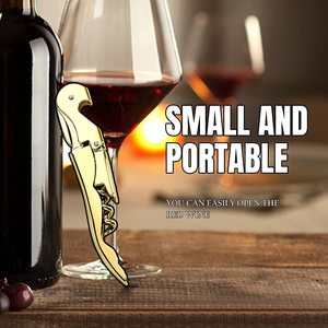 Tire-bouchon de <span class=keywords><strong>Sommelier</strong></span> Professionnel en Acier Inoxydable pour Serveurs et Barmen, Coupe-capsule, Ouvre-bouteille Manuel - Product Image 1